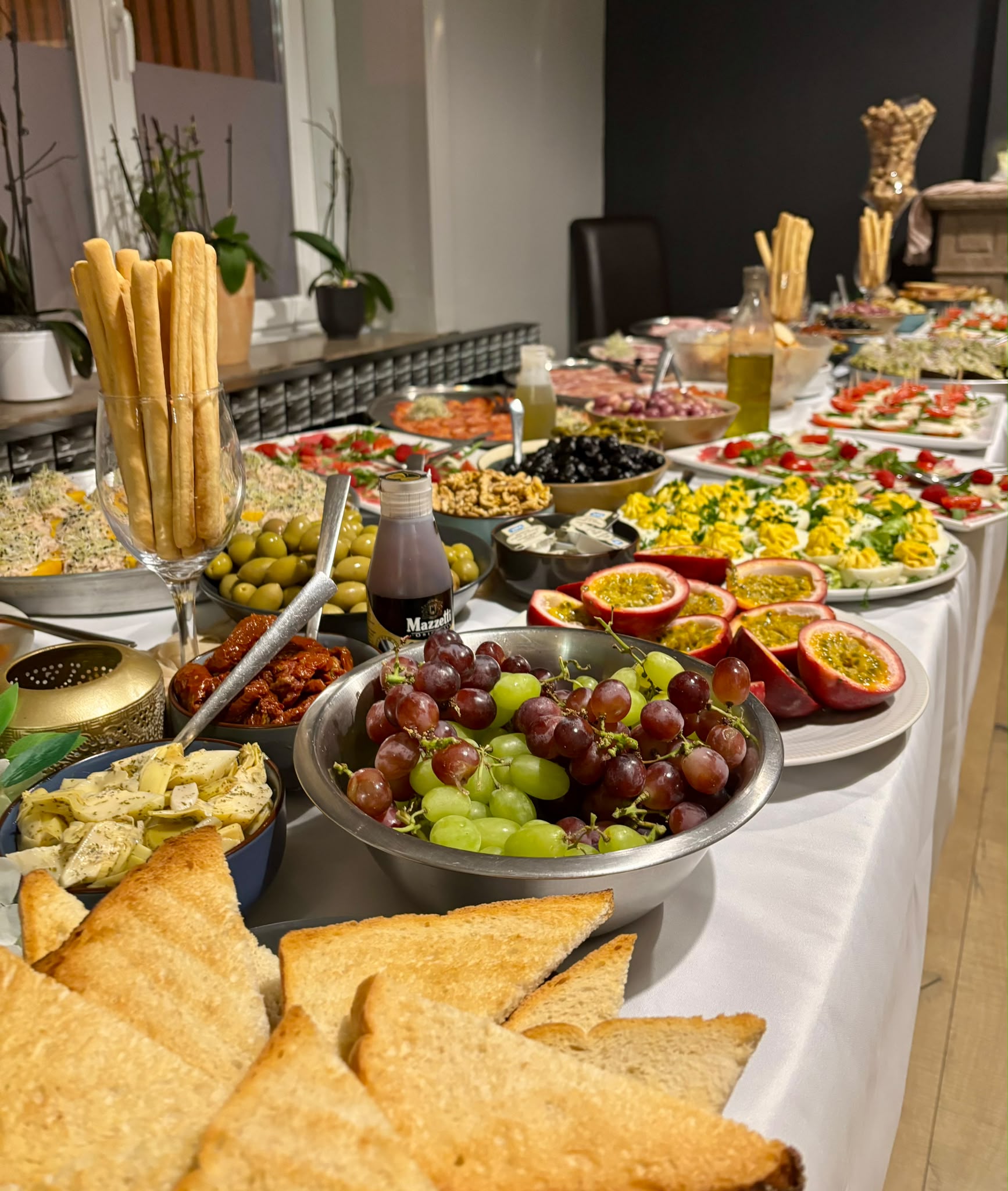 Buffet et réception préparés par Ciao Bella